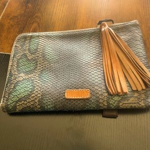 CONSUELA L-Shaped Clutch in Rattler